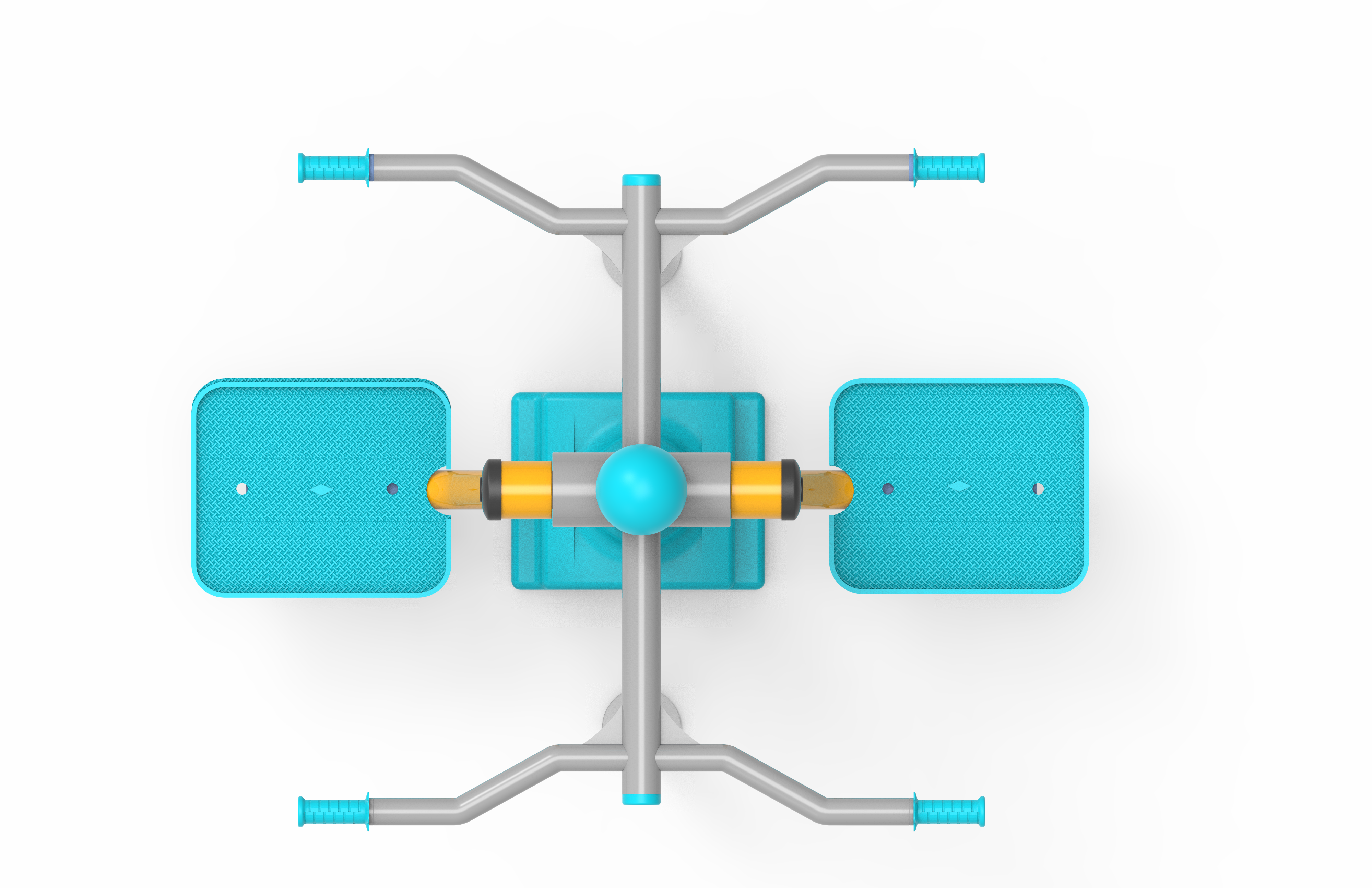 Ciftli Yan Salinim Aleti KLF-09 | Dış Mekan Spor Aletleri | Erse Kent Mobilyaları
